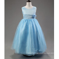 baby girls long wedding dress/kids girls long party dress